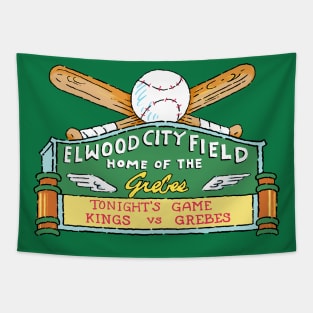 Grebes / Elwood Field  (front & back) Tapestry