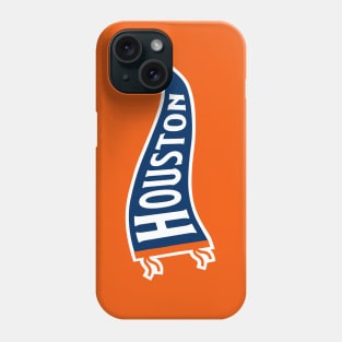 Houston Pennant - Orange Phone Case