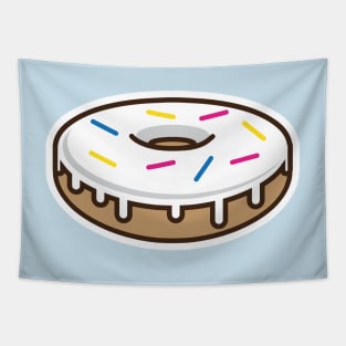 Yummy colourful sprinkles donut Tapestry