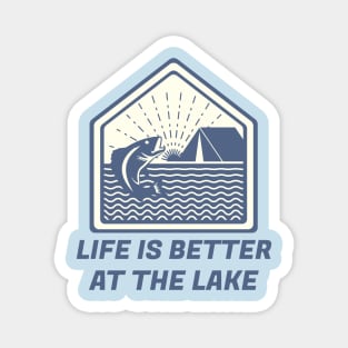 Life Is Better At The Lake Magnet