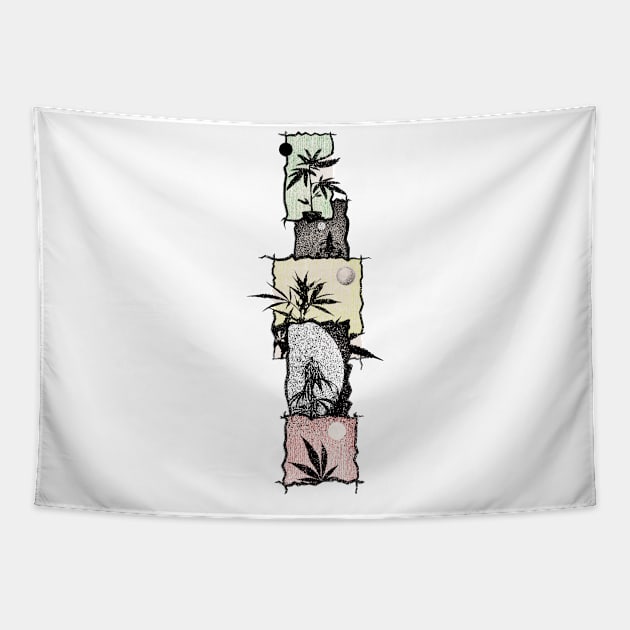 Weed Tower Tapestry by Bongonation