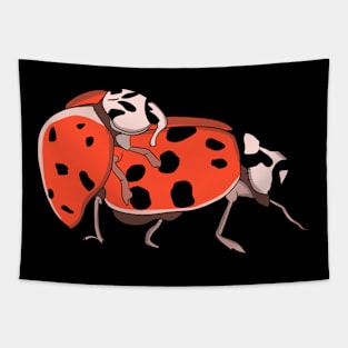 Ladybugs Mating Tapestry