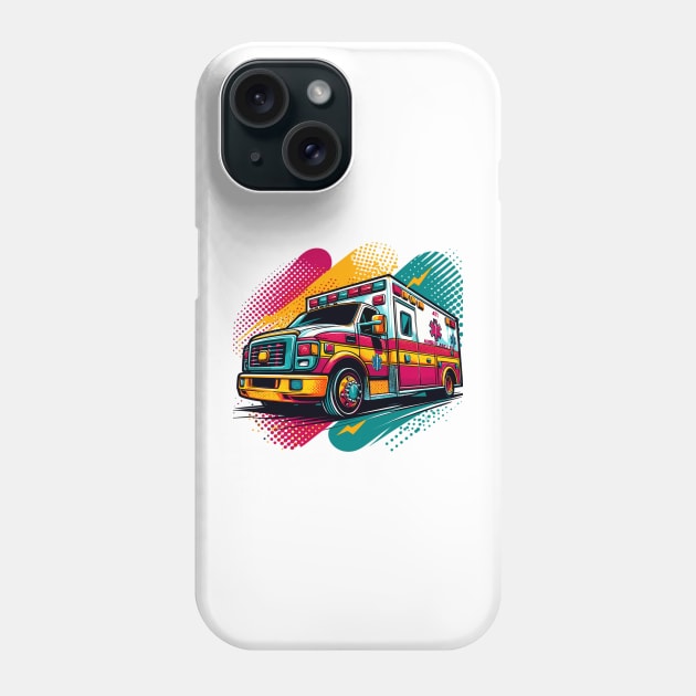 Ambulance Phone Case by Vehicles-Art