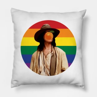 Our Flag Means Oranges | Pride Flag Pillow