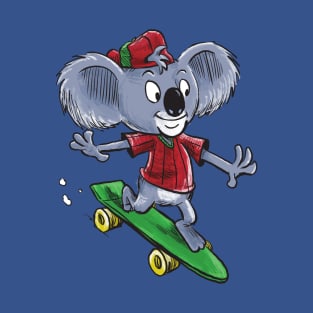 Skateboarding Koala T-Shirt