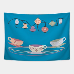 Mad Tea Cups Tapestry