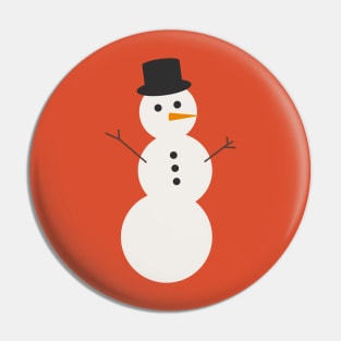 Christmas Snowman Pin