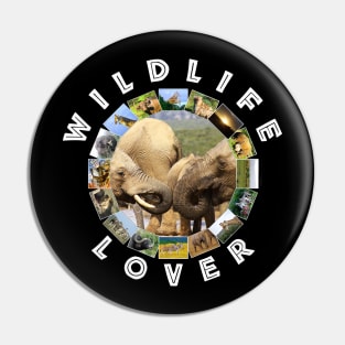 Wildlife Lover Elephant faces Pin