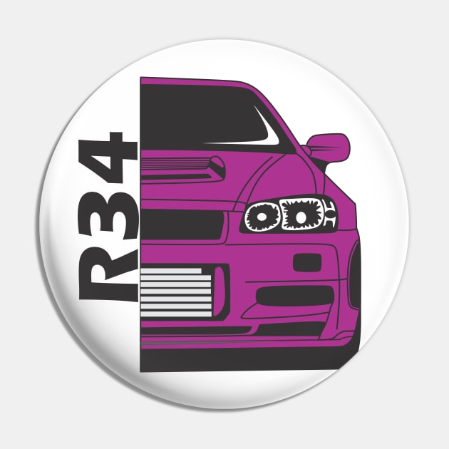 Nissan R34 Pin by Aestcoart