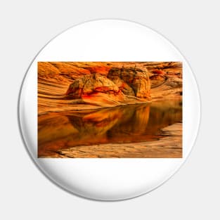 Petrified Dune Reflections Pin