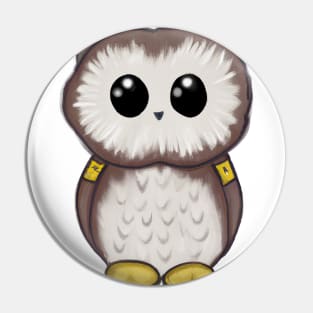 Cute Owl Drawing Pin