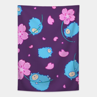 Sakura sheep pattern Tapestry