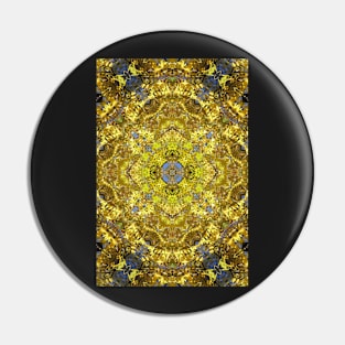 Pattern, golden leaves Pin