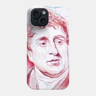 Thomas Telford Portrait | Thomas Telford Artwork | Line Art Phone Case