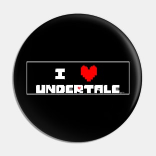 I (LV) Undertale Pin