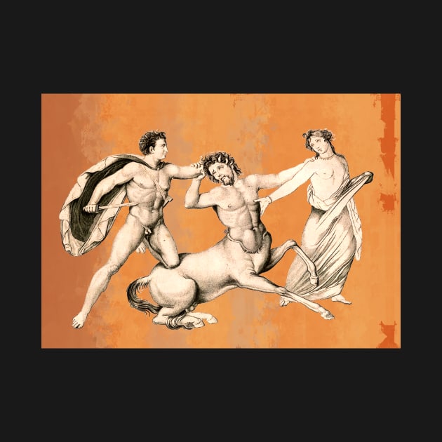 Theseus, Centaur and Hippodamia by Mosaicblues