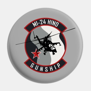 MI-24 Hind Gunship Pin