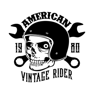 American 1980 vintage rider T-Shirt