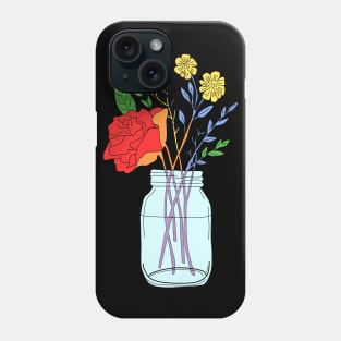 Gay Pride Flower Bouquet Phone Case