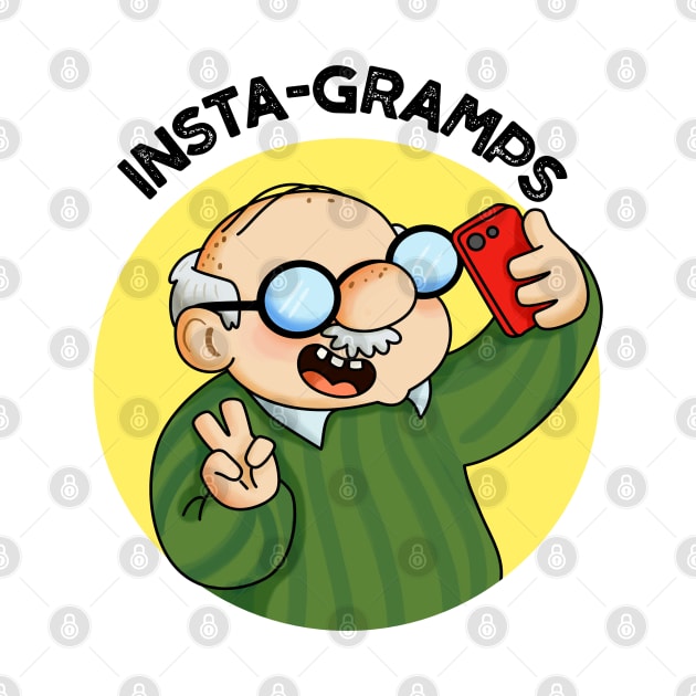 Instagramps Cute Social Media Grandpa Pun by punnybone