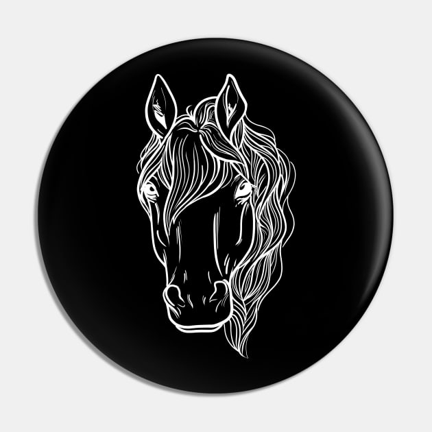 Horse Design Pin by LetsBeginDesigns