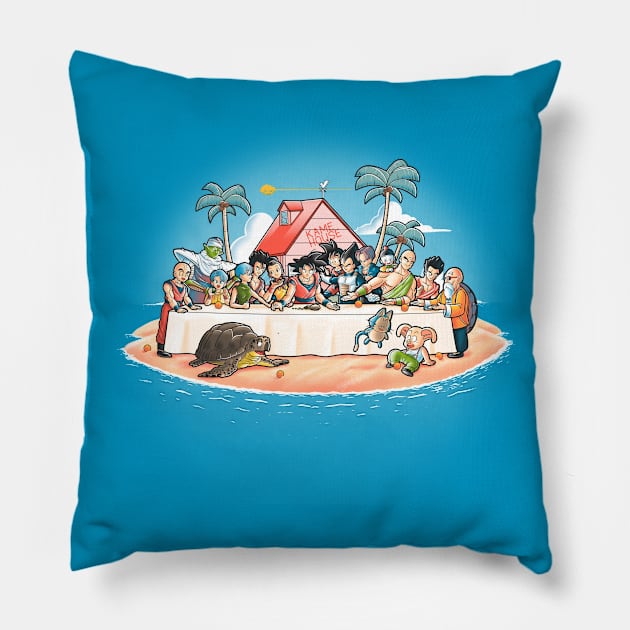 Kame dinner Pillow by Cromanart