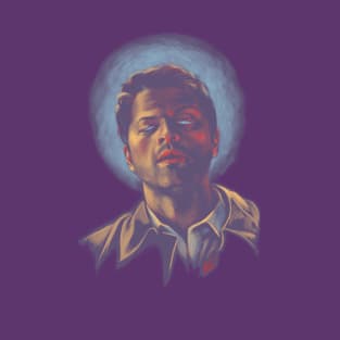 Castiel. Blue Halo T-Shirt