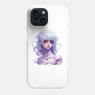 Pastel Goth Mummy Woman Phone Case