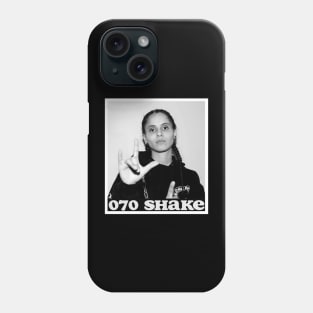 070 Shake B W Poster Phone Case