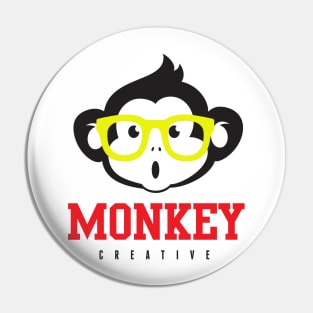 monkey face Pin