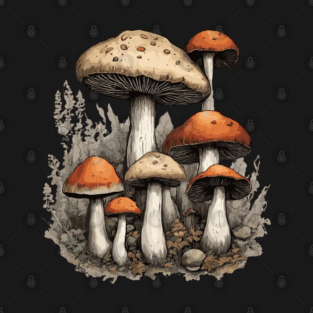 Wild Mushrooms by Ray Crimson