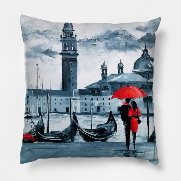 Venice Pillow by OLHADARCHUKART