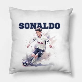 Sonaldo Football Soccer Fan Art Pillow