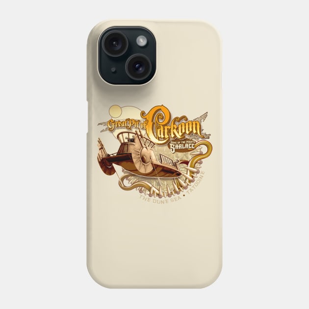 The Great Pit of Carkoon Phone Case by Sandtraders