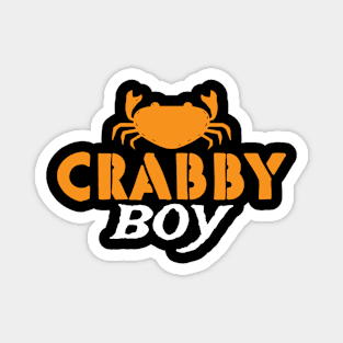 Crab Boy Men Ocean Hermit Marine Life Magnet