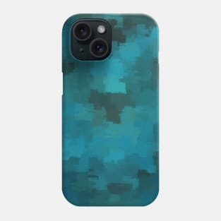 Blue and Green Painting Strokes Phone Case