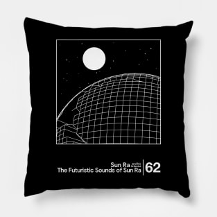 The Futuristic Sounds of Sun Ra / Minimal Style Graphic Artwork Design Pillow