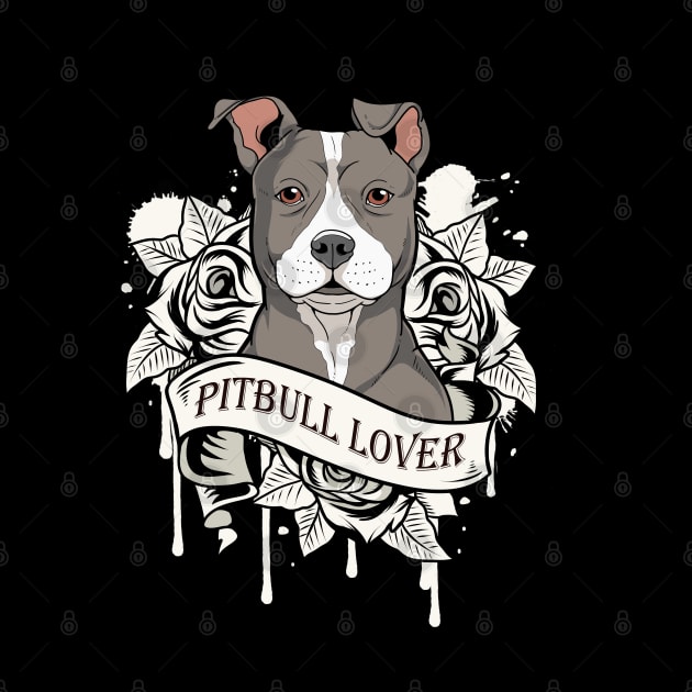 Awesome Pitbull Gift Print Pit Bull Lover Product by Linco