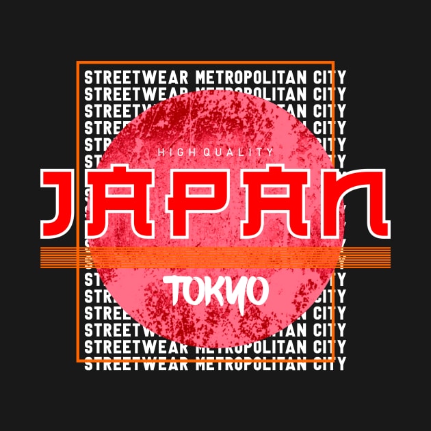 streetwear japan metropolitan city by dinoco graphic