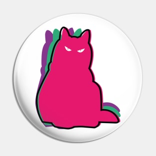 Angry cat judging you Pin