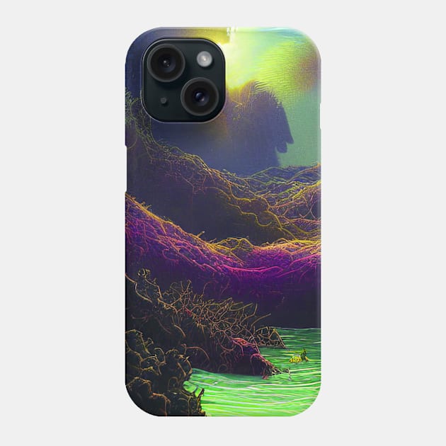 Fantasy Imaginary Seascape, Amazing Nature Phone Case by Promen Art