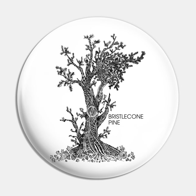 Bristlecone Pine Sketch Pin by Hinterlund