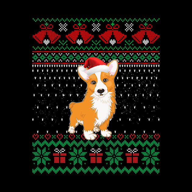 Corgi Dog Lover Ugly Christmas Sweater Xmas Gift For Family by Maccita