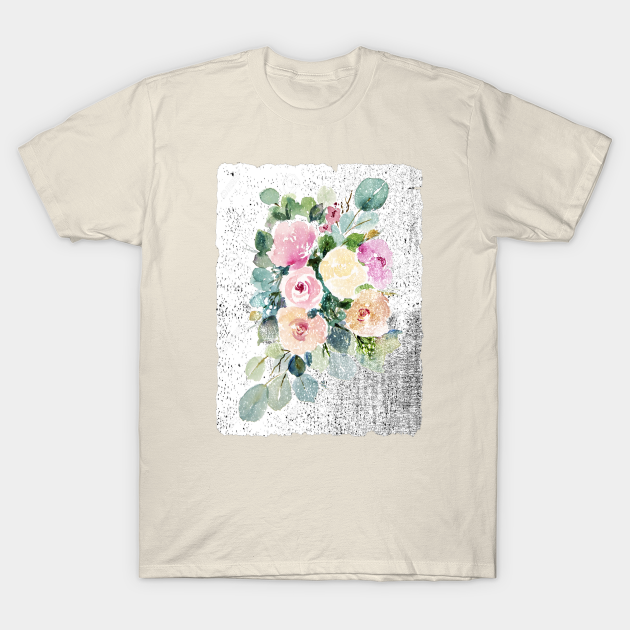 Vintage Floral - Flowers - T-Shirt | TeePublic