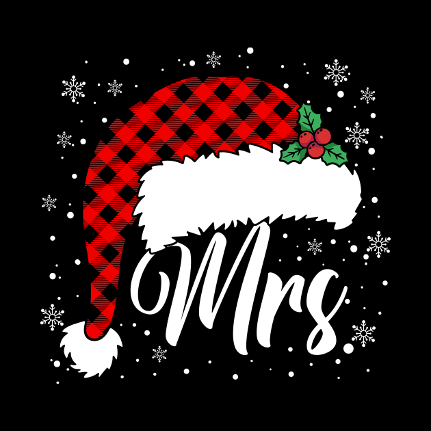 Mrs Santa Claus Christmas Couples Matching by antrazdixonlda