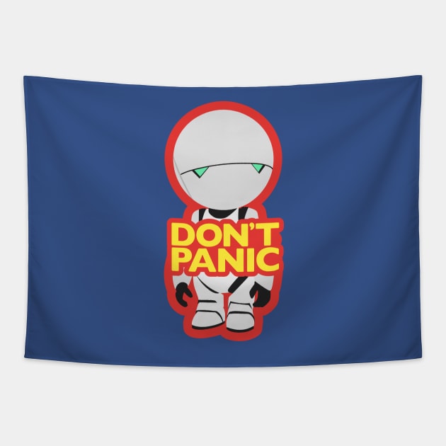 Don't panic. Tapestry by BeardDesign