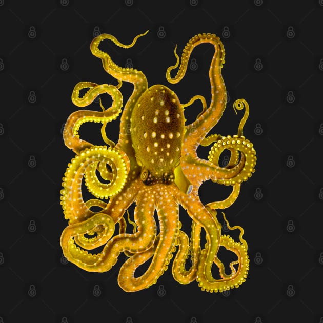 Yellow Octopus by MichaelaGrove