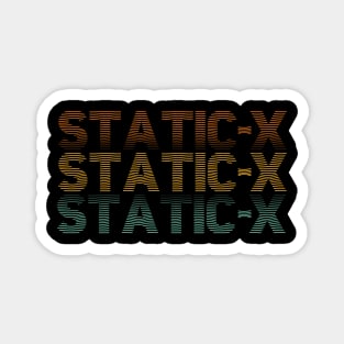 Distressed Vintage - Static-X Magnet