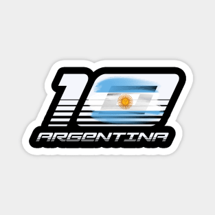 Messi 10 Argentina Magnet