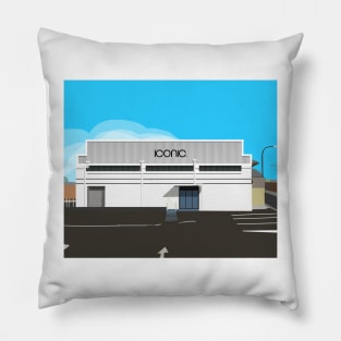 Iconic Building (Rear) Stuart Place Historic Architecture Pillow